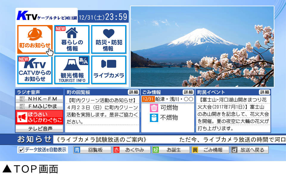 データ放送システム 納入実績 株式会社データブロード